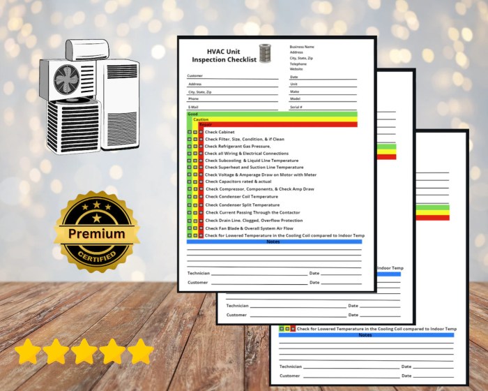 Air Conditioning HVAC Inspection ︱ Checklist ︱ PDF ︱word - Etsy